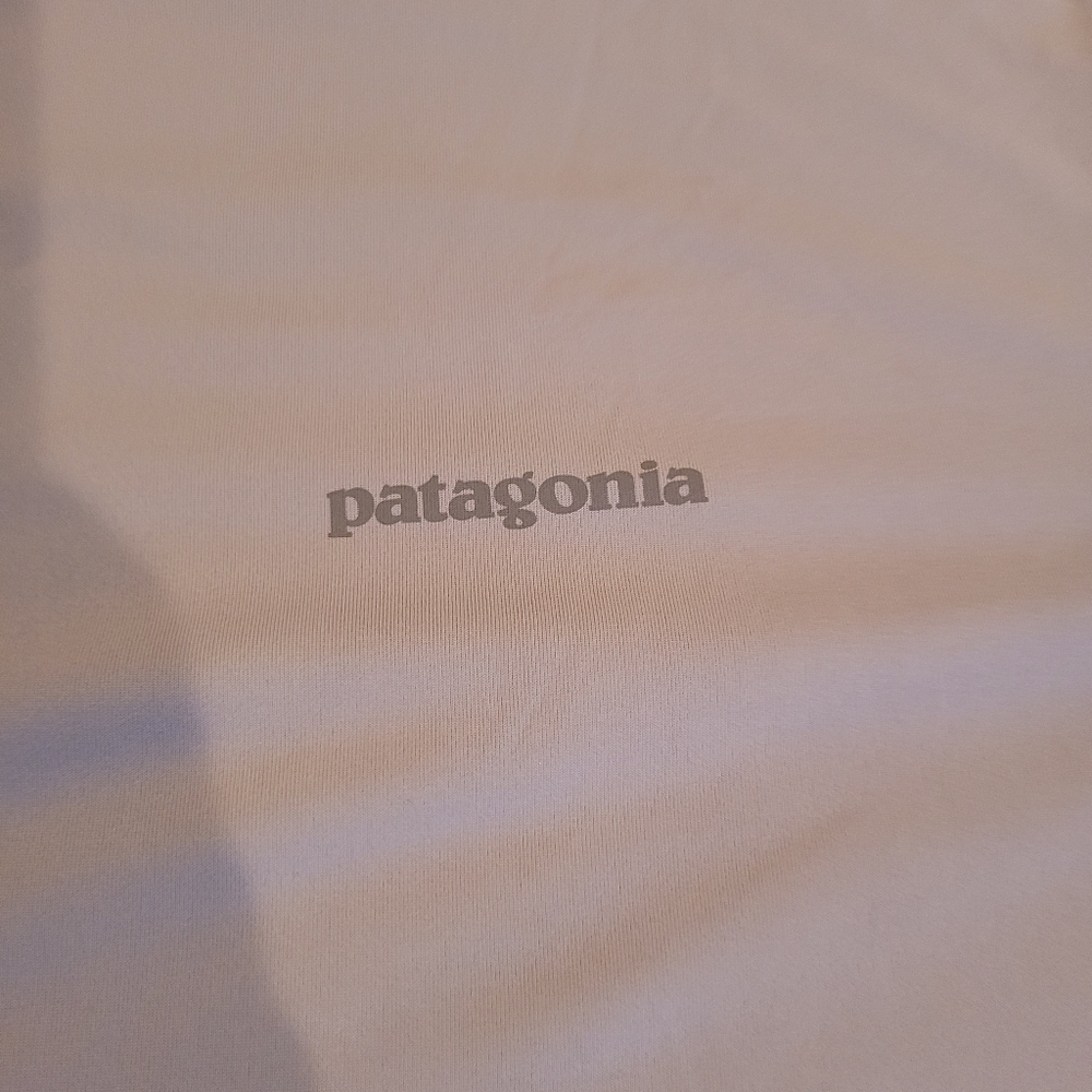 Patagonia Men's Long Sleeve Tech Shirt in Light Gray - Picture 3 of 4